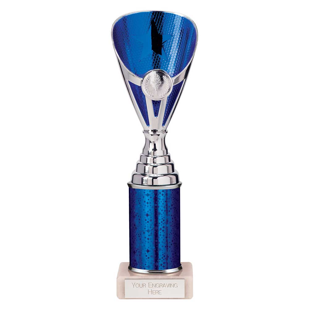 Rising Stars Plastic Trophy Blue