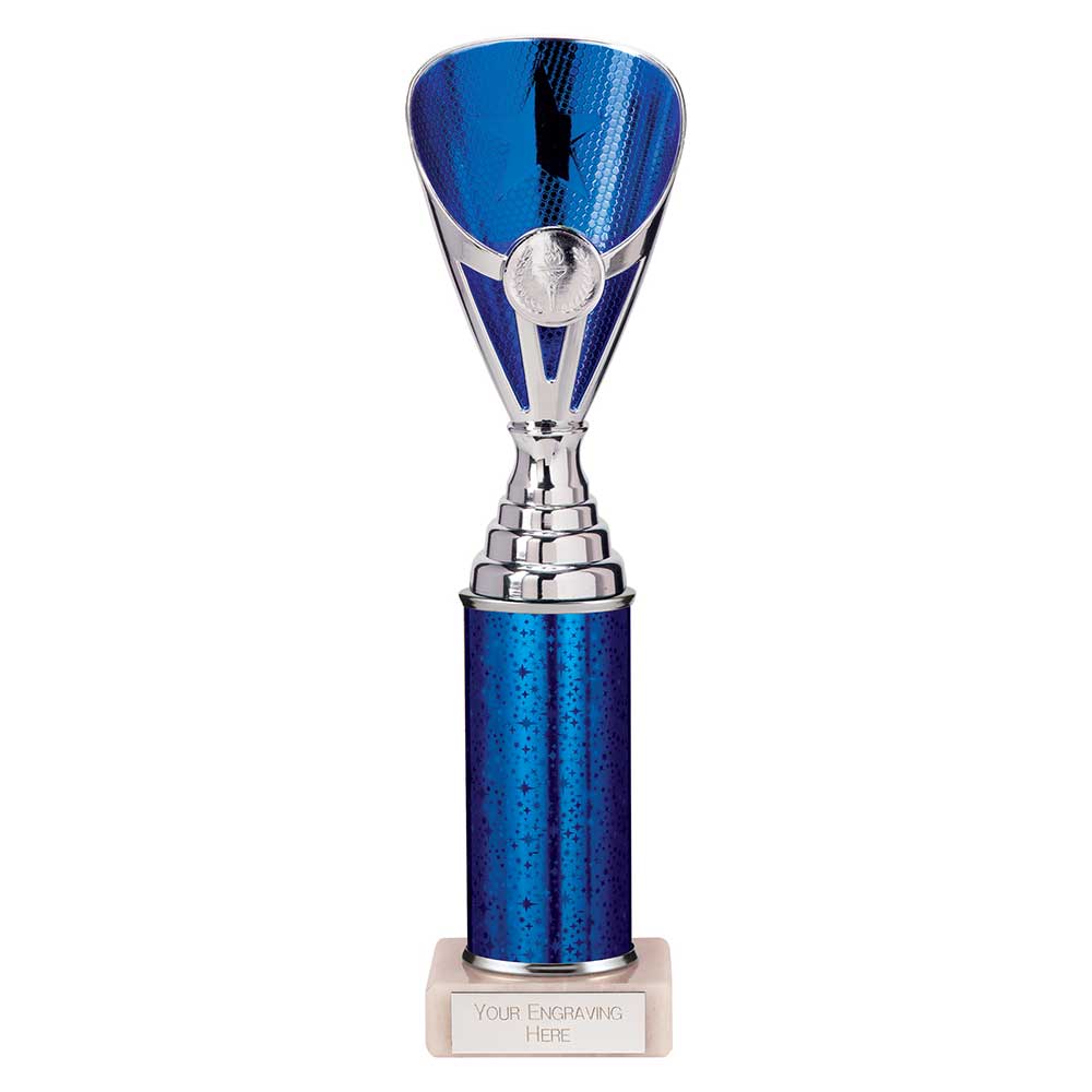 Rising Stars Plastic Trophy Blue