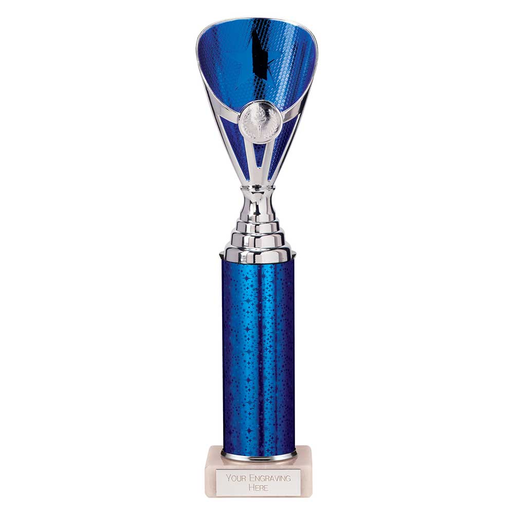 Rising Stars Plastic Trophy Blue