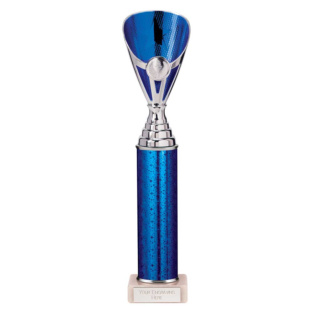 Rising Stars Plastic Trophy Blue