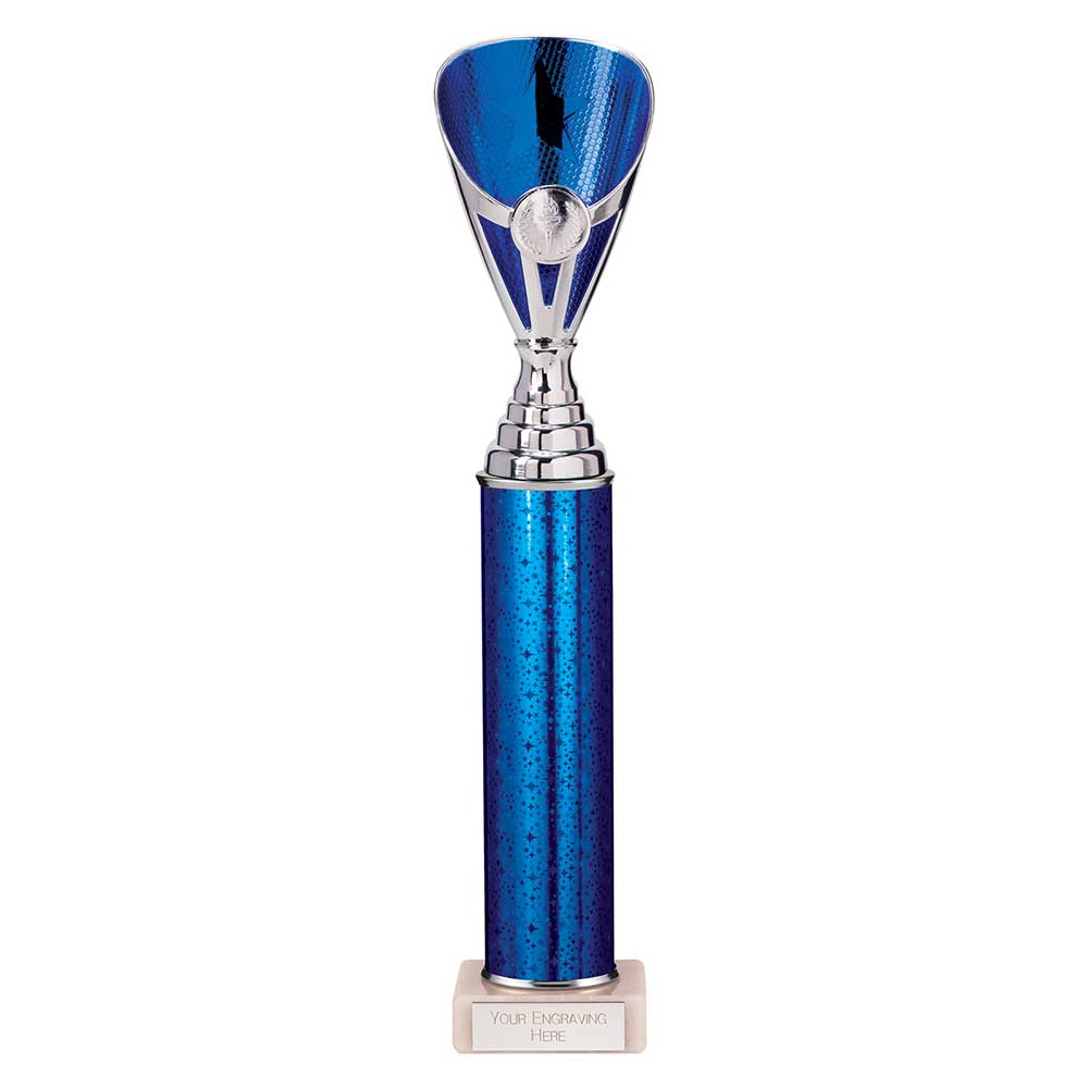 Rising Stars Plastic Trophy Blue