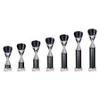 Rising Stars Plastic Trophy Black - Trophies - Prudhoe Rosettes
