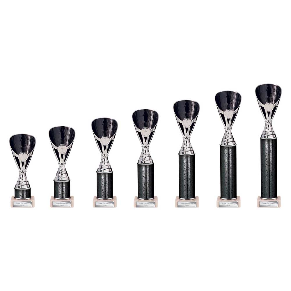 Rising Stars Plastic Trophy Black - Trophies - Prudhoe Rosettes