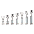 Rising Stars Plastic Trophy Silver - Trophies - Prudhoe Rosettes
