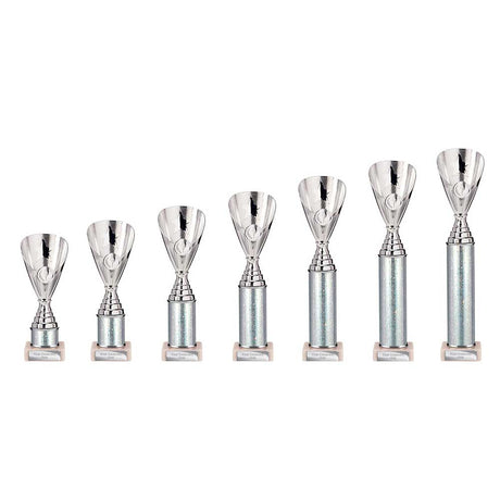 Rising Stars Plastic Trophy Silver - Trophies - Prudhoe Rosettes