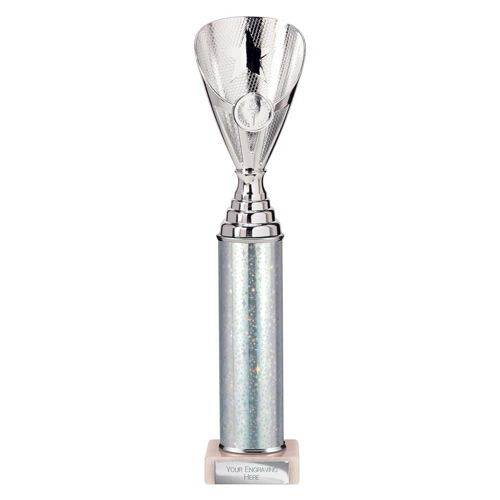 Rising Stars Plastic Trophy Silver
