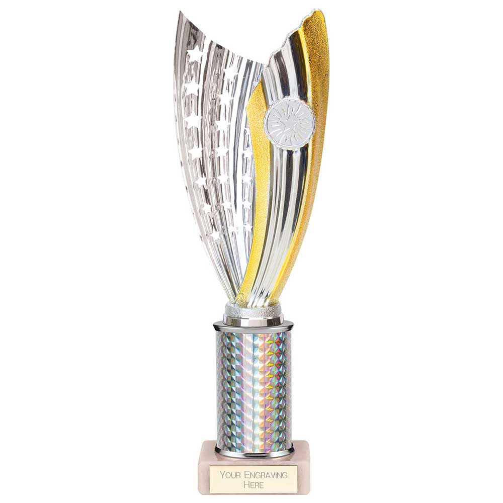 Glamstar Plastic Trophy Silver