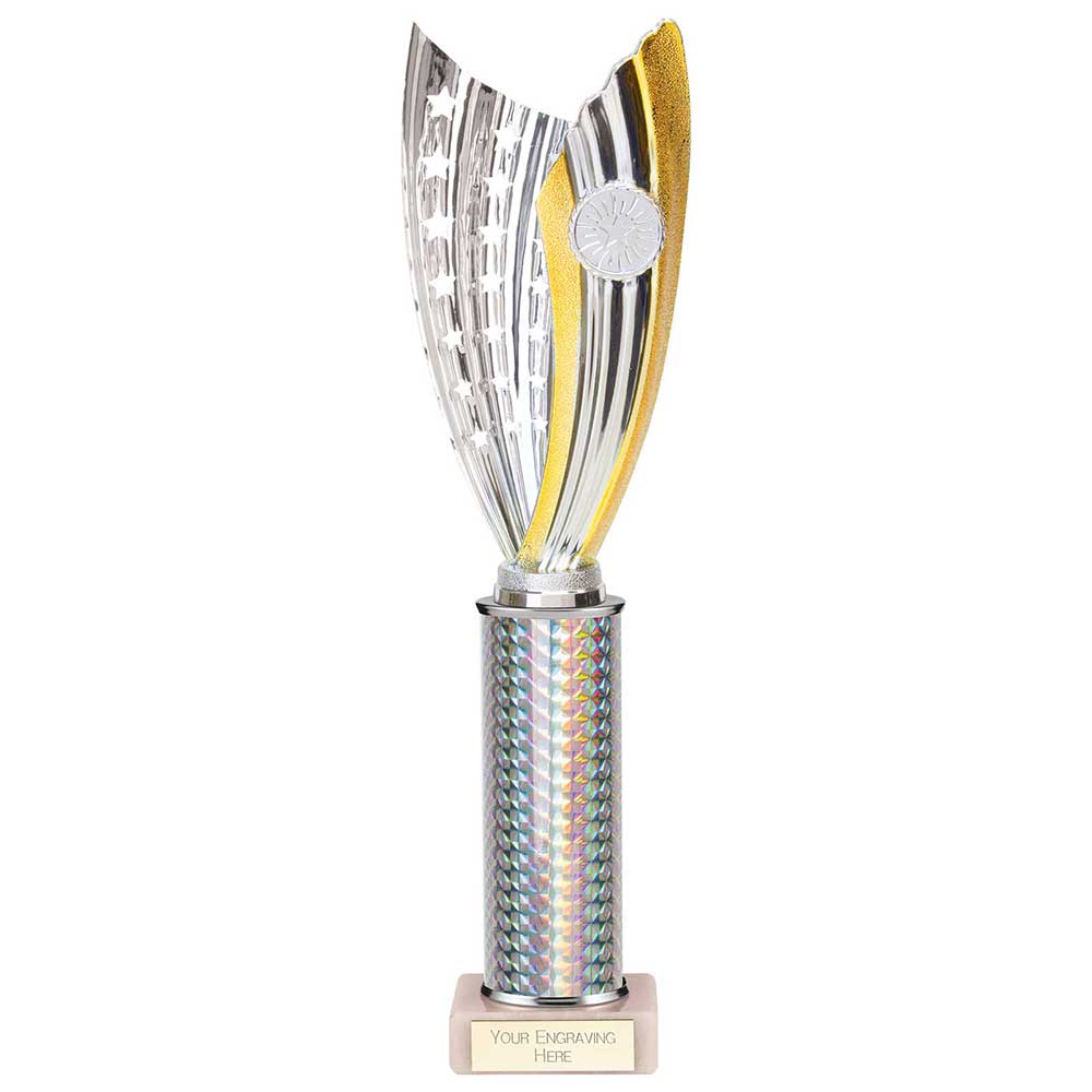 Glamstar Plastic Trophy Silver