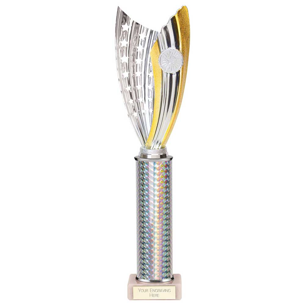 Glamstar Plastic Trophy Silver