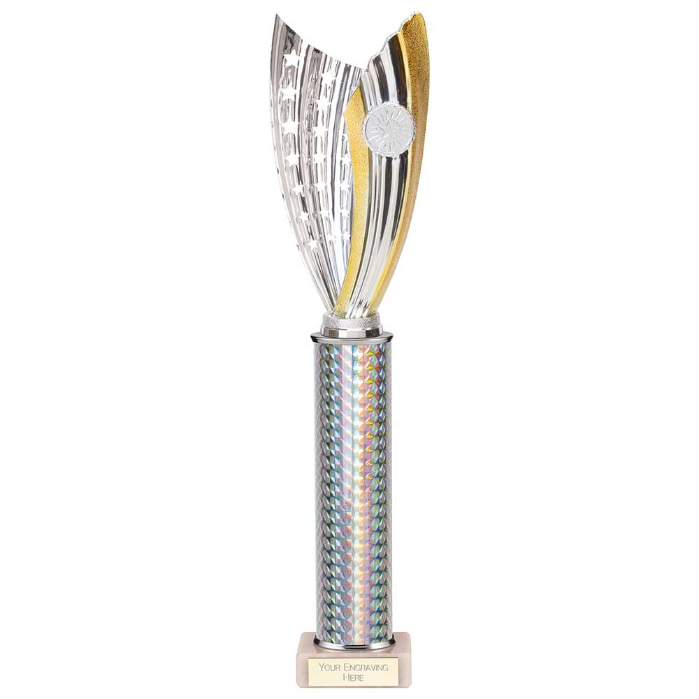 Glamstar Plastic Trophy Silver