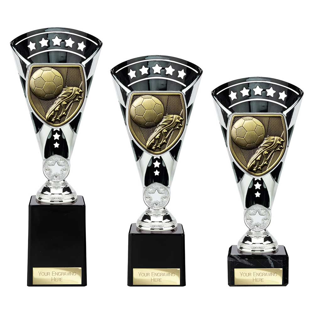 Cobra Star Cup Football Boot & Ball - Trophies - Prudhoe Rosettes