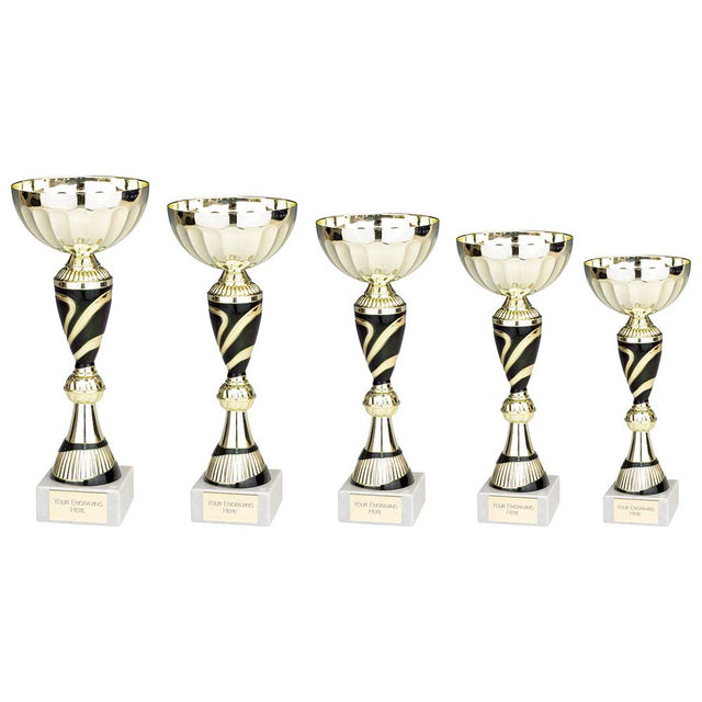 Delta Cup Gold & Black - Trophies - Prudhoe Rosettes
