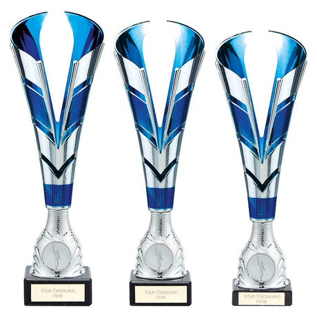 Ranger Premium Cup Silver & Blue - Trophies - Prudhoe Rosettes