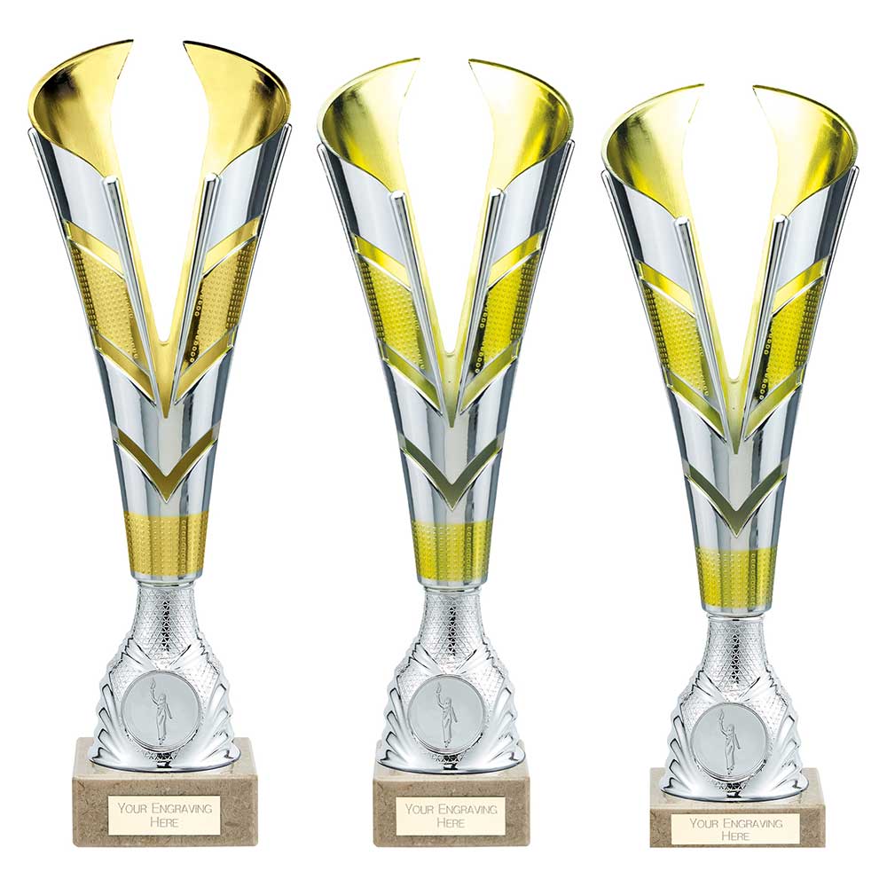 Ranger Premium Cup Silver & Gold - Trophies - Prudhoe Rosettes