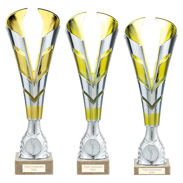 Ranger Premium Cup Silver & Gold - Trophies - Prudhoe Rosettes