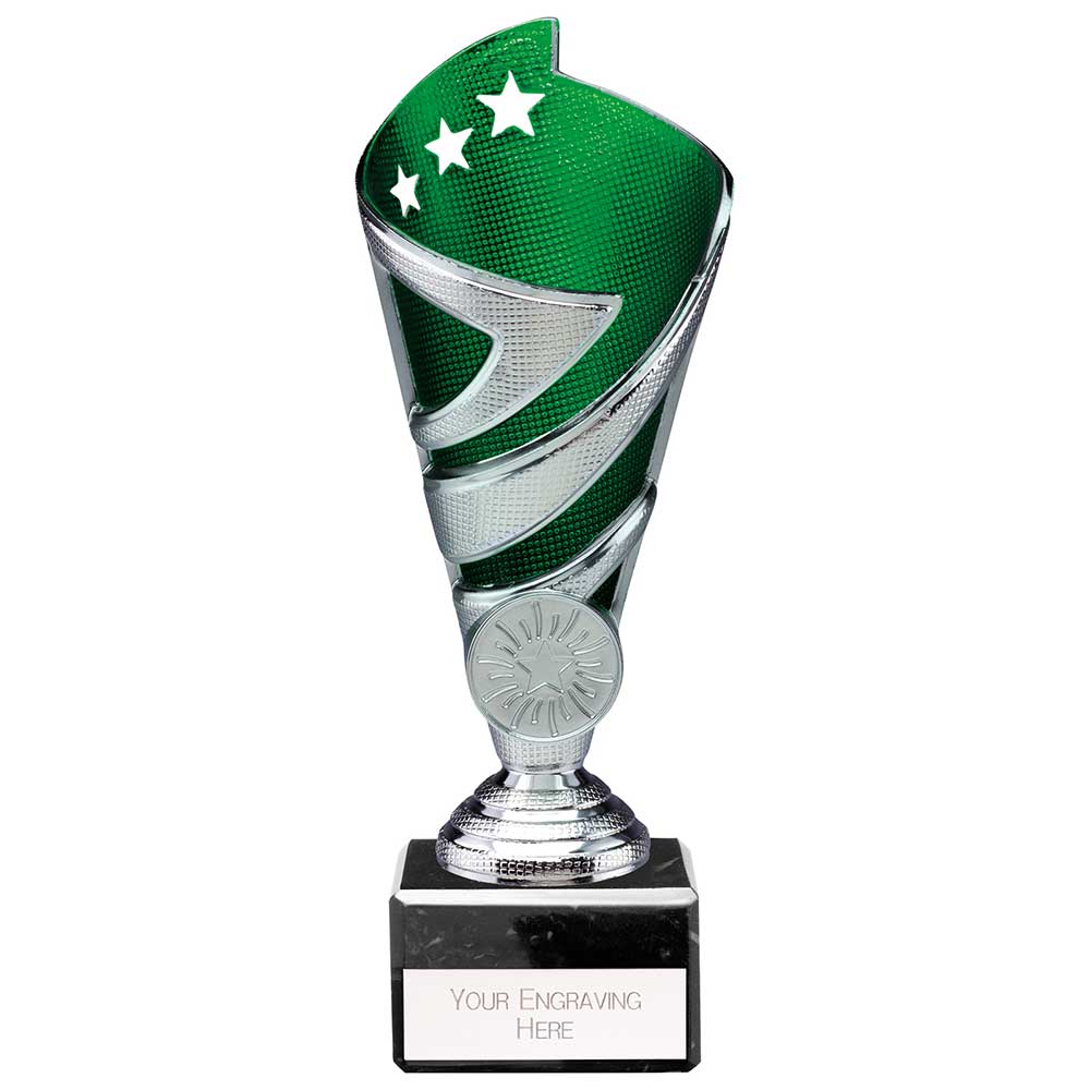 Hurricane Multisport Plastic CupSilver & Green
