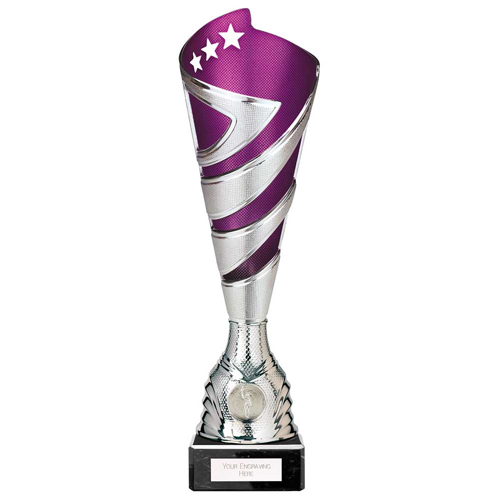 Hurricane Altitude Plastic Cup Silver & Purple