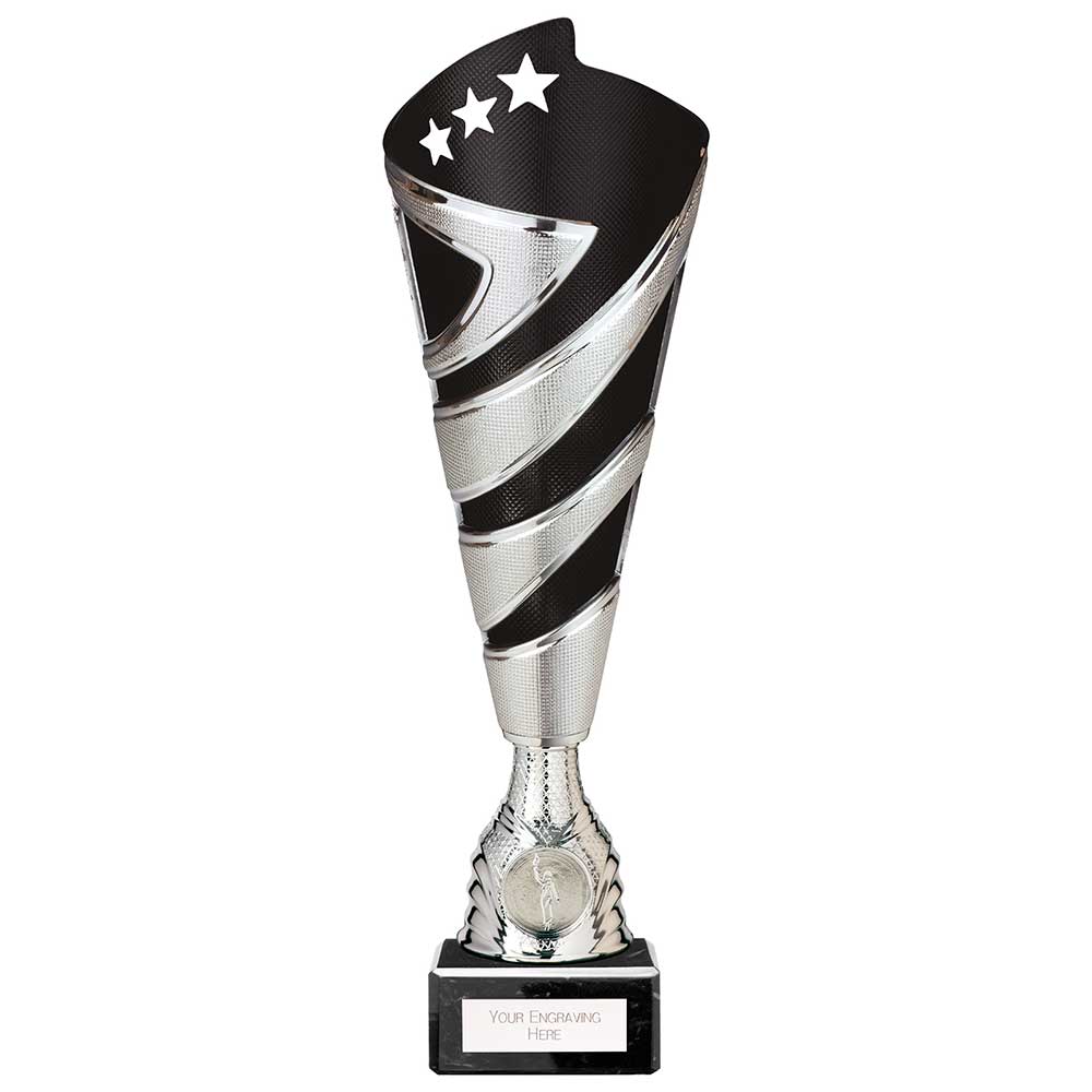 Hurricane Altitude Plastic Cup Silver & Black