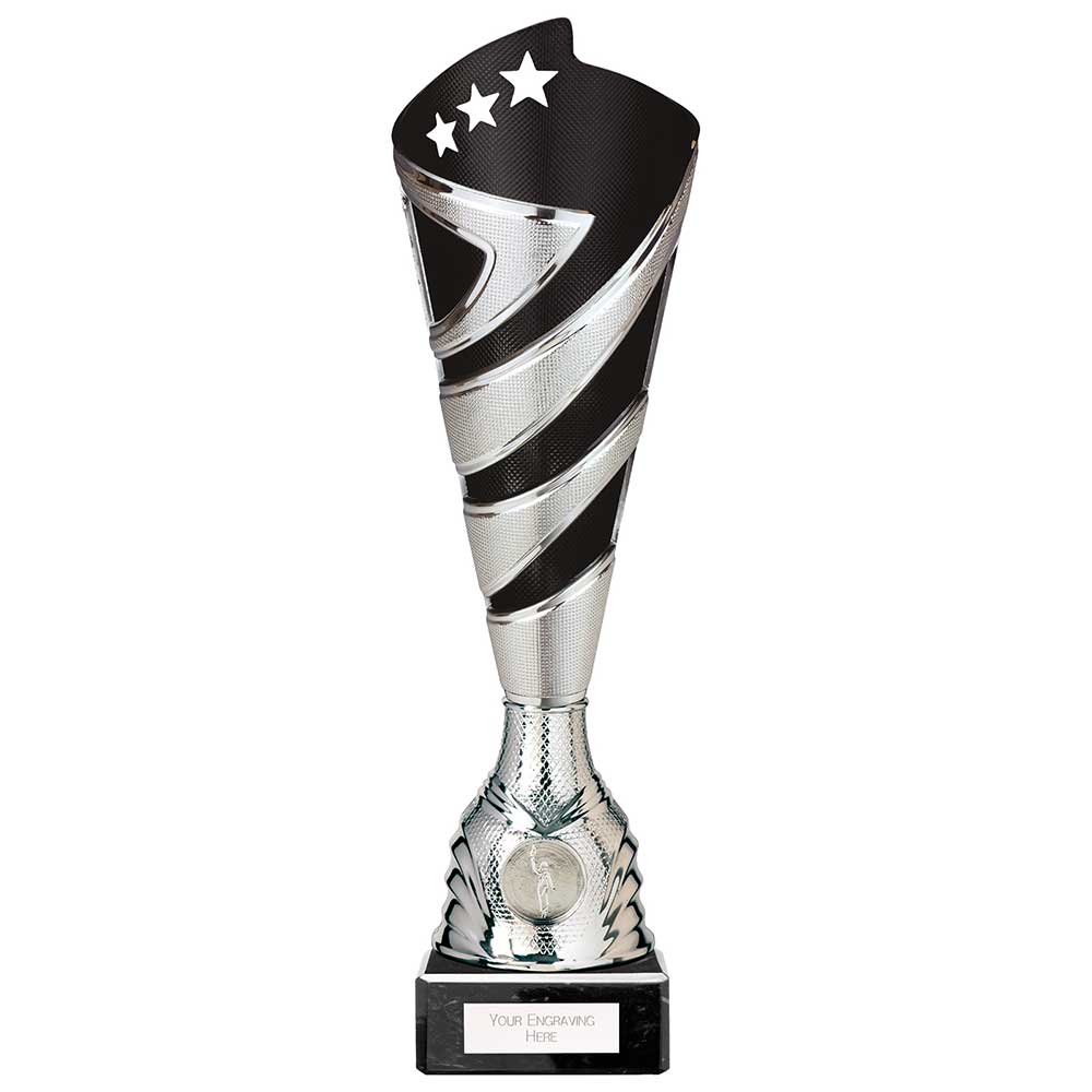 Hurricane Altitude Plastic Cup Silver & Black