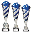 Hurricane Altitude Plastic Cup Silver & Blue - Trophies - Prudhoe Rosettes