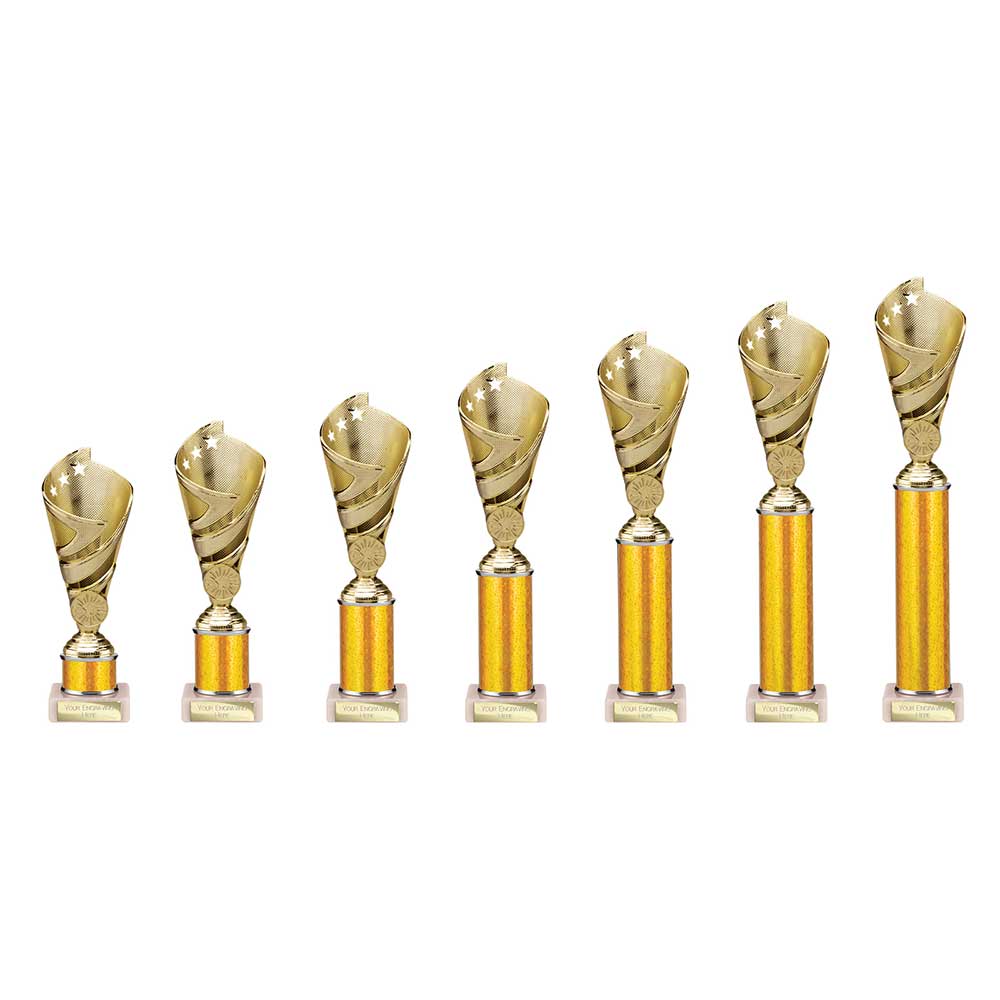 Hurricane Multisport Plastic Tube Cup Go - Trophies - Prudhoe Rosettes