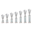 Hurricane Multisport Plastic Tube Cup Silver - Trophies - Prudhoe Rosettes