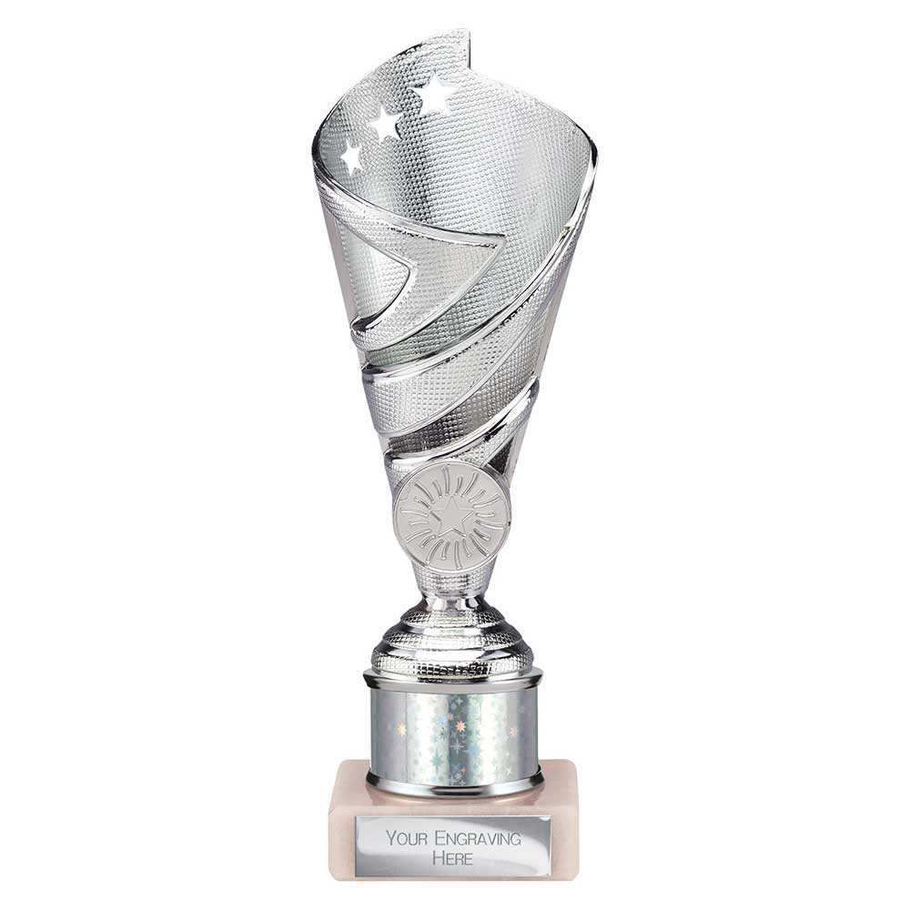 Hurricane Multisport Plastic Tube Cup Silver