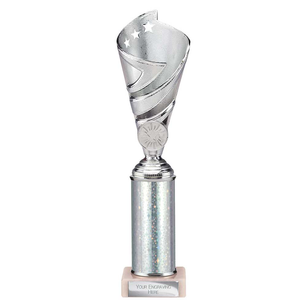 Hurricane Multisport Plastic Tube Cup Silver