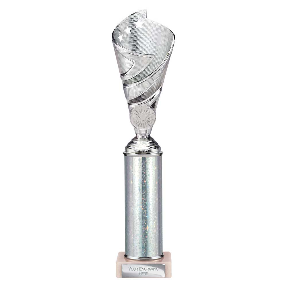 Hurricane Multisport Plastic Tube Cup Silver