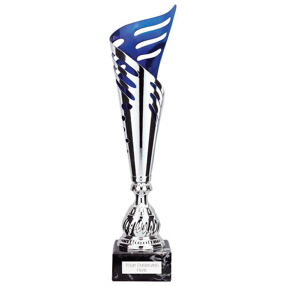 Atlantis Silver/Blue Laser Cup 385mm
