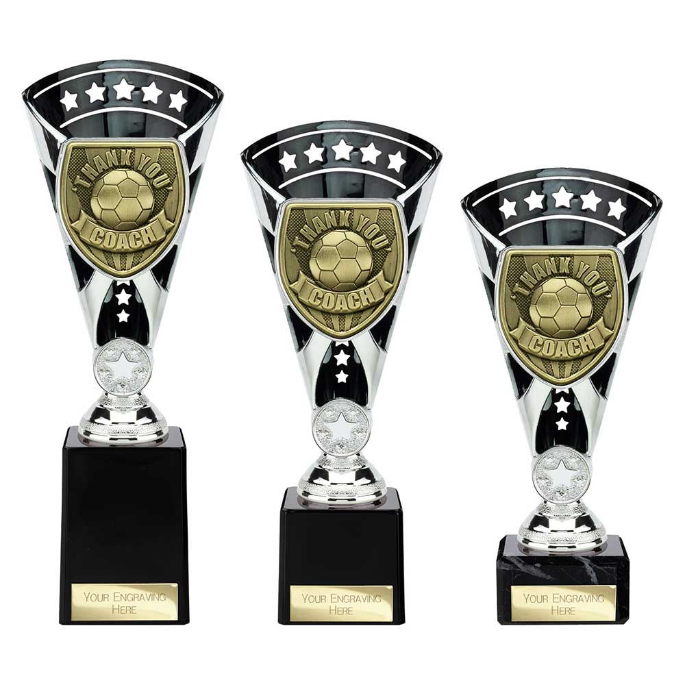 Cobra Star Cup Thank you Coach - Trophies - Prudhoe Rosettes