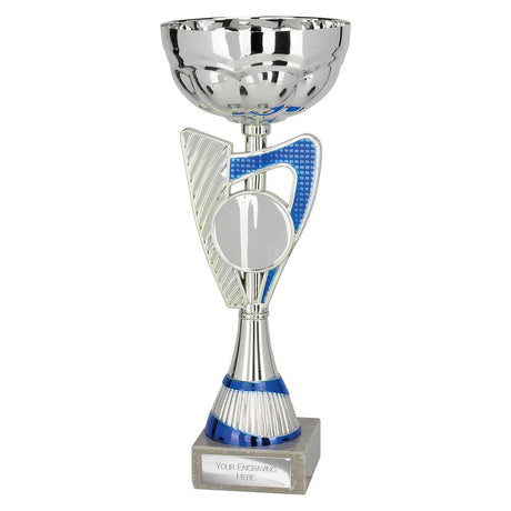 Mystify Cup Silver & Blue