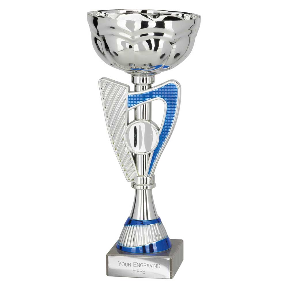 Mystify Cup Silver & Blue