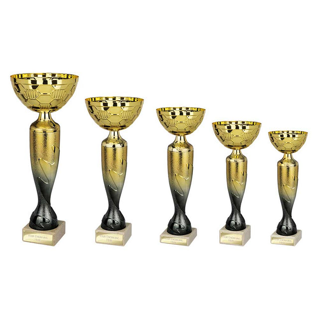 Eruption Series Cup Gold & Black - Trophies - Prudhoe Rosettes