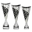 Vivid Trophy Silver & Black - Trophies - Prudhoe Rosettes