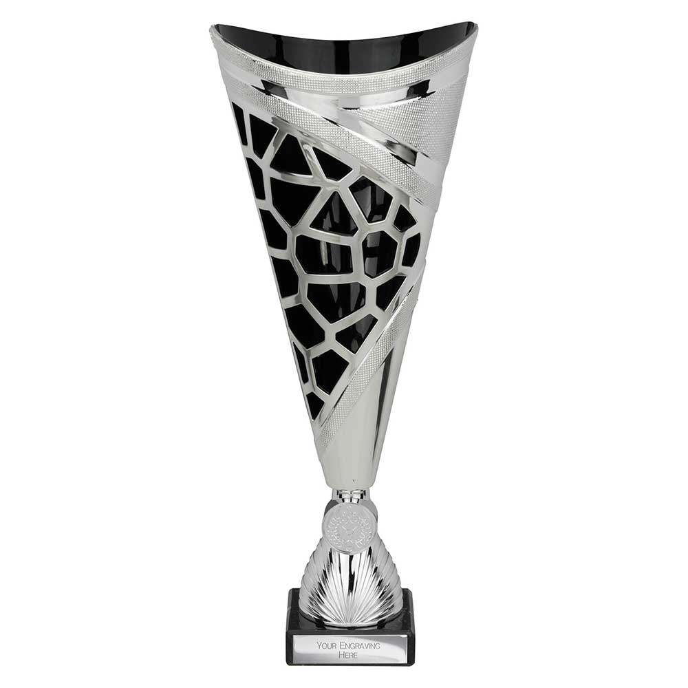 Vivid Trophy Silver & Black