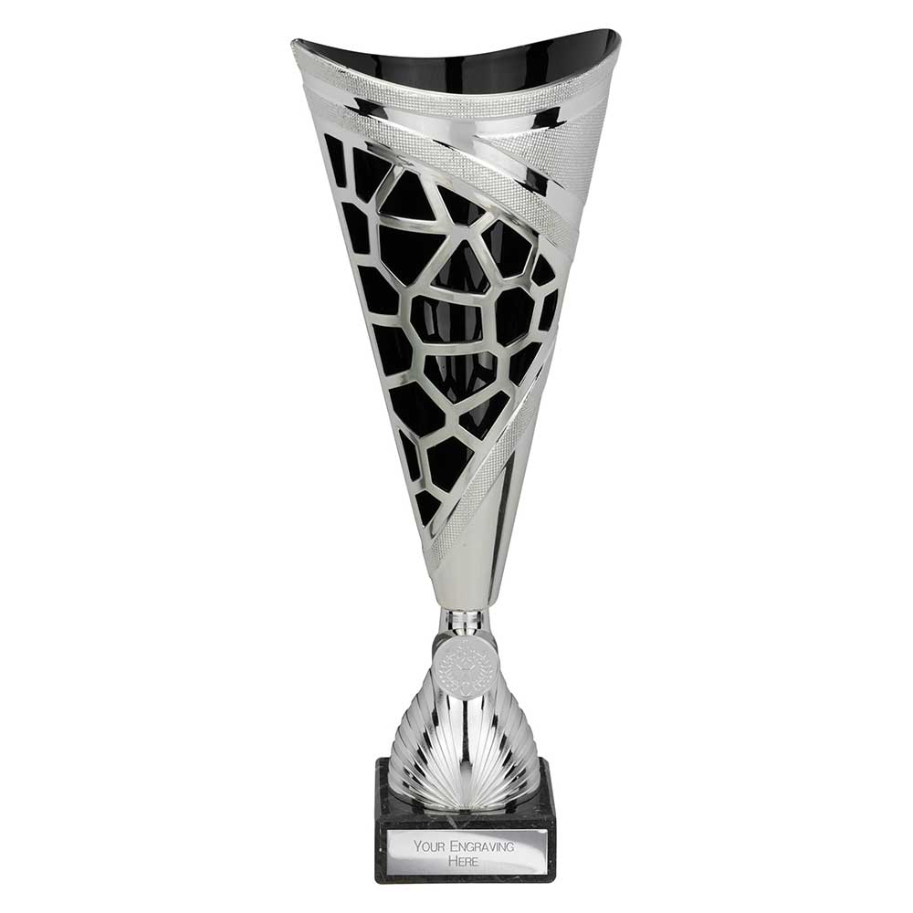 Vivid Trophy Silver & Black