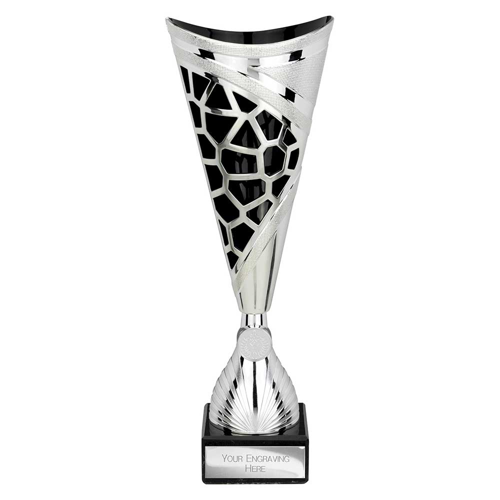 Vivid Trophy Silver & Black