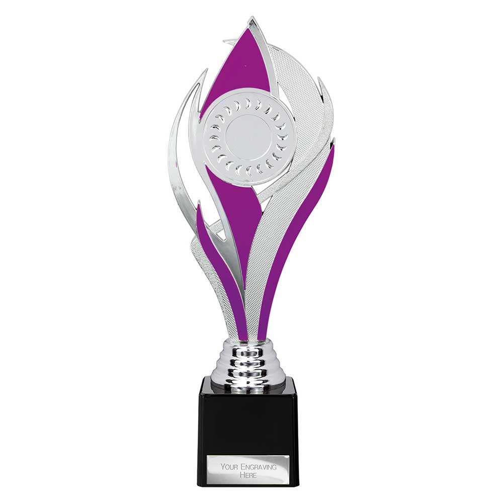 Volcano Trophy Silver & Purple