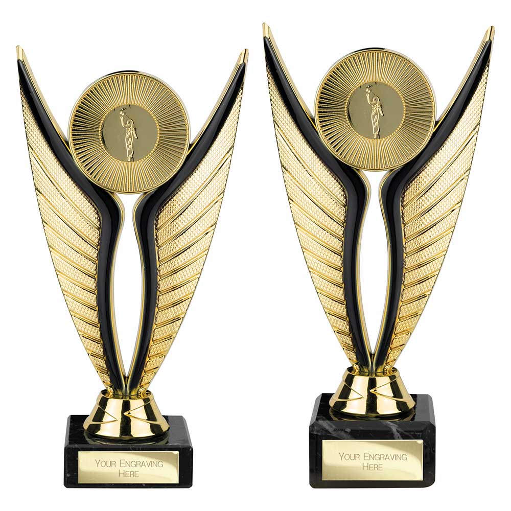 Eagle Trophy Gold & Black - Trophies - Prudhoe Rosettes