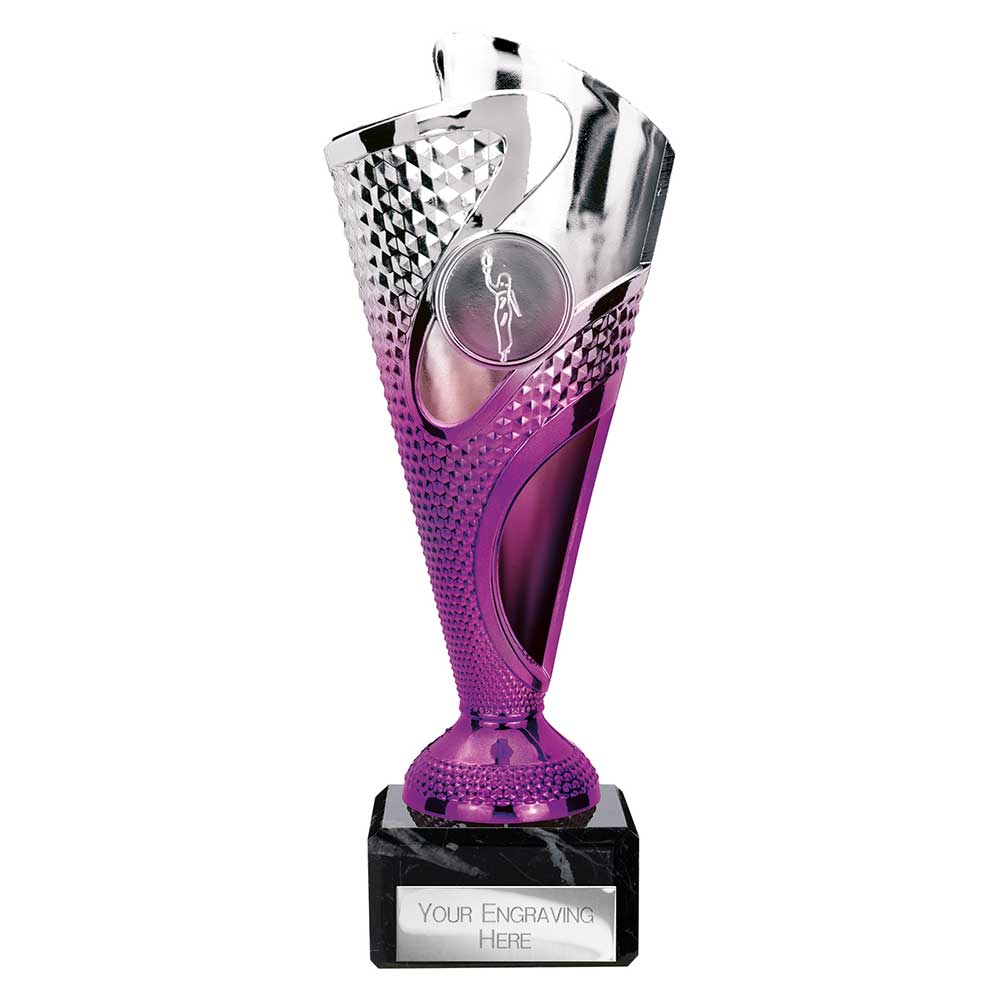 Rodeo Trophy Silver & Purple