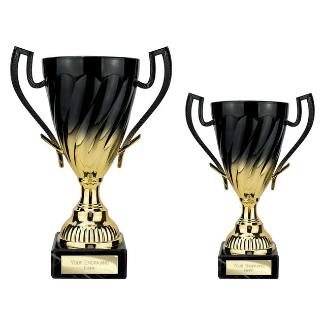 Intrepid Trophy Black & Gold - Trophies - Prudhoe Rosettes