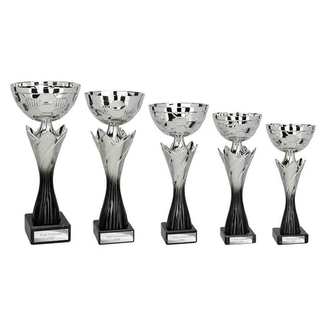 Blade Trophy Silver & Black - Trophies - Prudhoe Rosettes