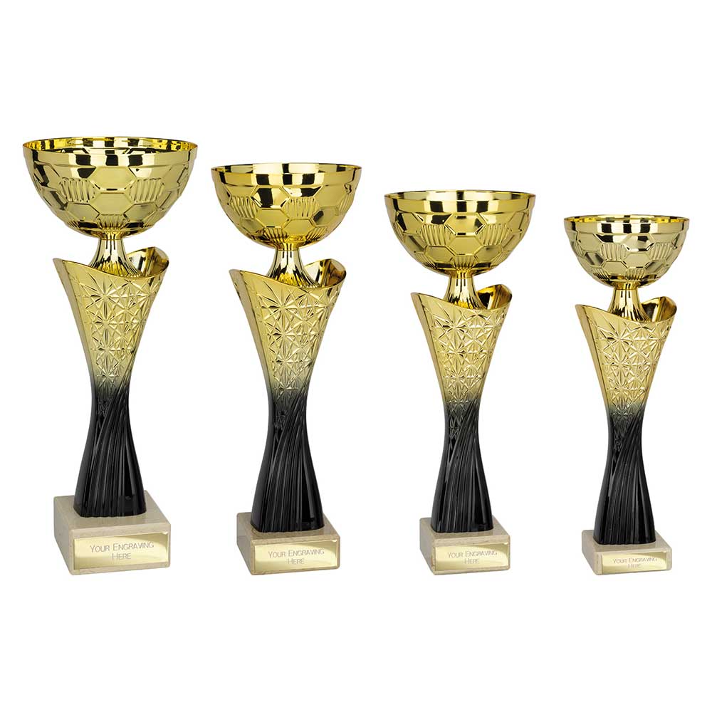 Spark Trophy Gold & Black - Trophies - Prudhoe Rosettes