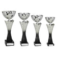 Spark Trophy Silver & Black - Trophies - Prudhoe Rosettes