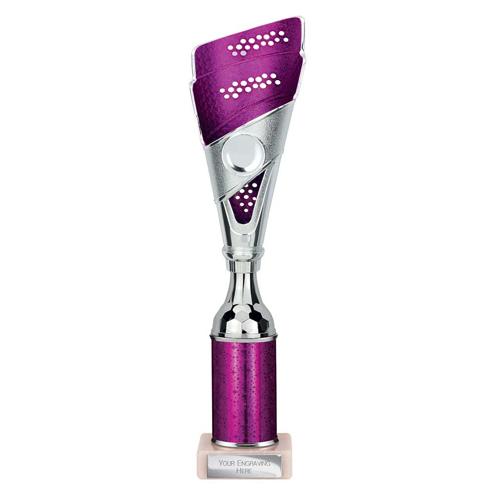 Predator Multisport Tube Trophy Silver & Purple