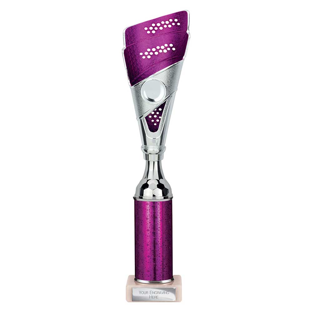 Predator Multisport Tube Trophy Silver & Purple