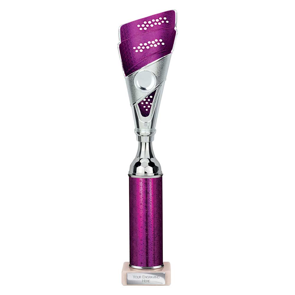Predator Multisport Tube Trophy Silver & Purple