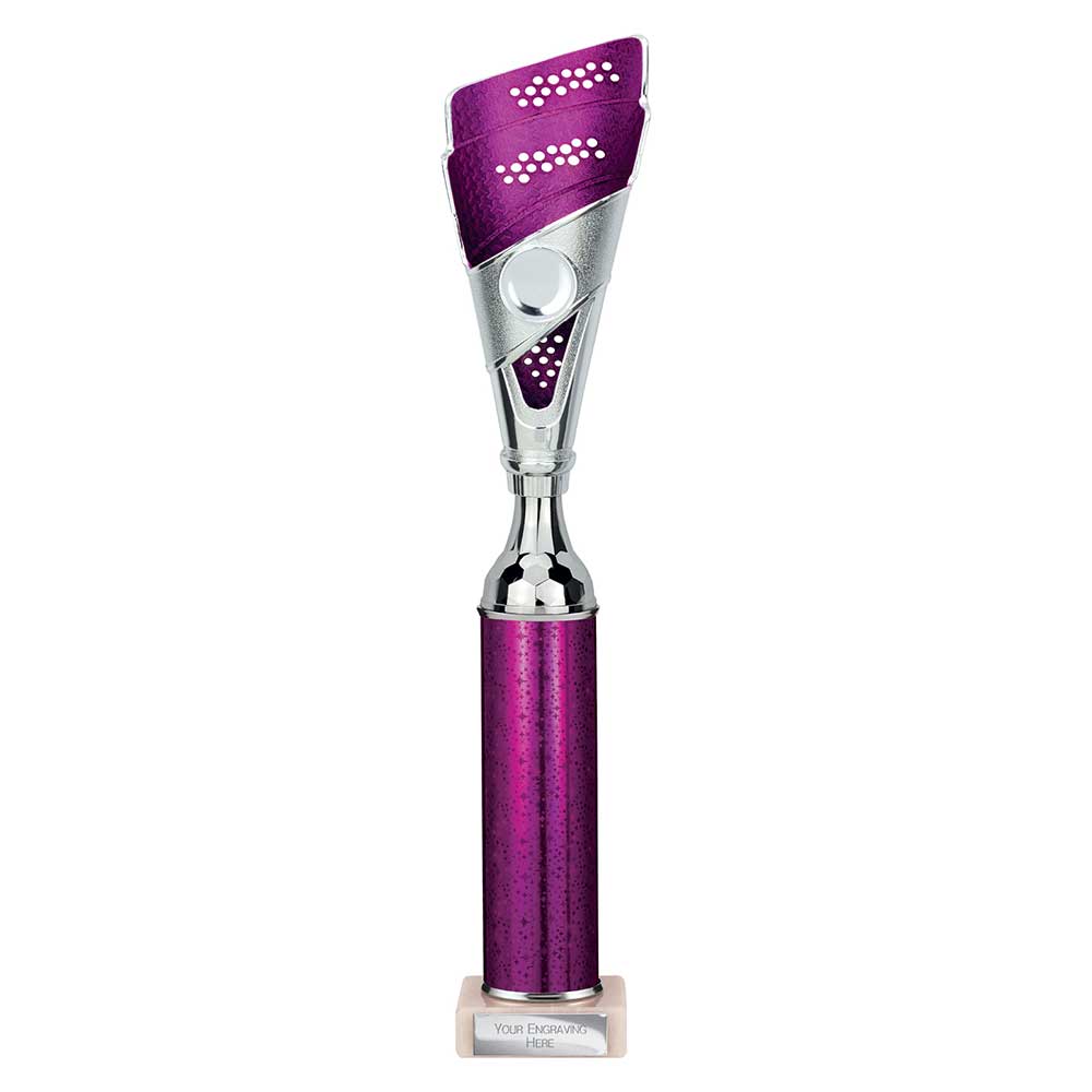 Predator Multisport Tube Trophy Silver & Purple