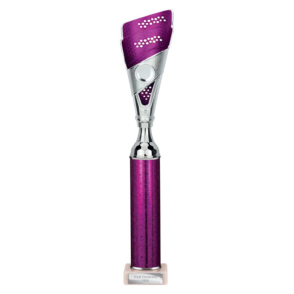 Predator Multisport Tube Trophy Silver & Purple
